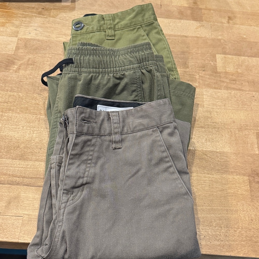 Boys Size 24 Pants Lot- Volcom and Oneill